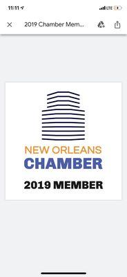 A member of New Orleans chamber of commerce