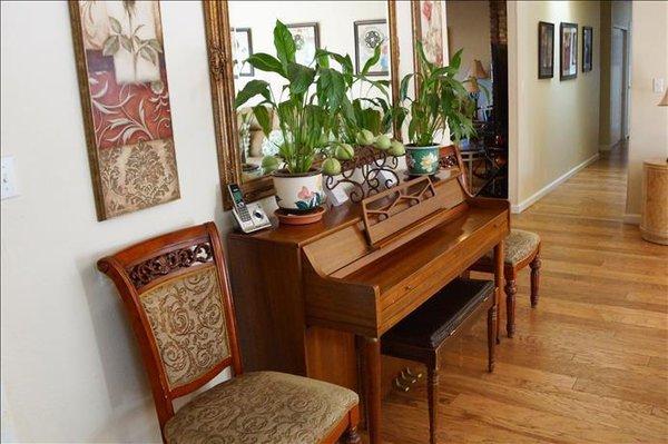 MAUREEN HOUSE: Our piano for residents' music therapy.