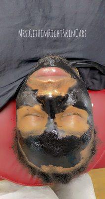 Black choral mask treatment