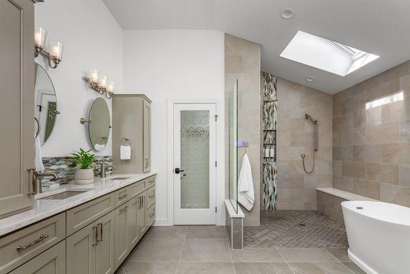 Primary en suite bathroom remodel