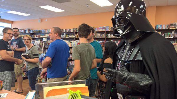 ...and Darth Vader shops here!