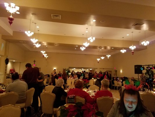 Great time at company Christmas  party at the knight of Columbus 30th and c in bayonne nj