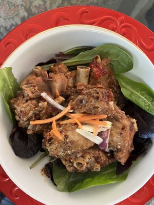 Homemade Baked Spicy Asian Oyster Sauce turkey wings. Yummmy.