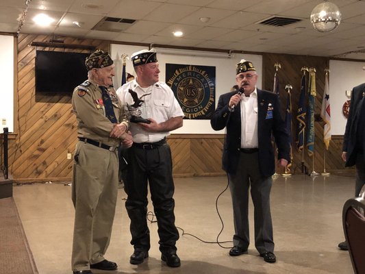 Awards are being passed out to vets that are deserving on a regular basis