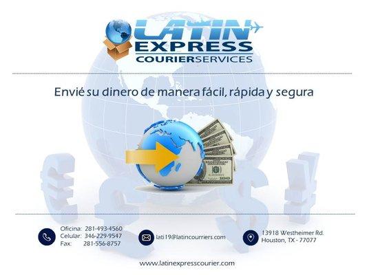 Necesitas enviar dinero a tus seres queridos? https://www.latinexpresscourier.com/  #latinexpresscourier #enviosdineroHouston