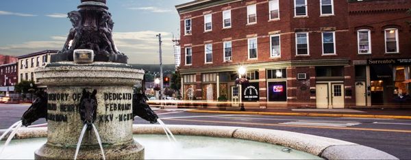 Iconic Horse Fountain Goshen NY