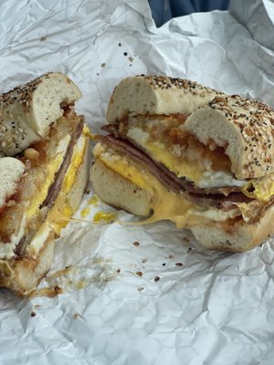 Taylor ham egg and cheese