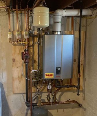 Rinnai Hot Water Heater install