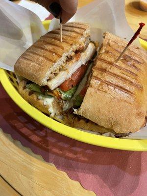 Grilled Chicken Panini