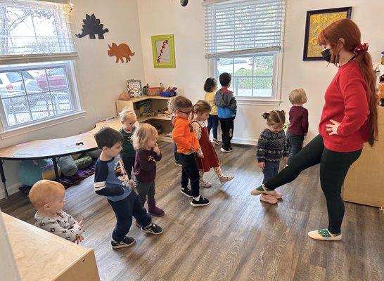 We love having Tippi Toes Dance Class each week!