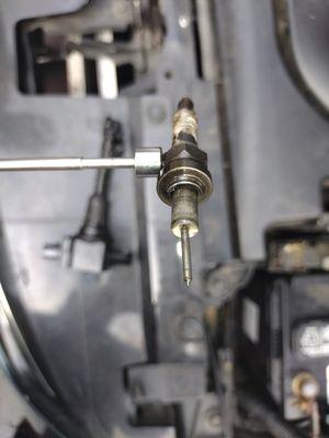 Broken spark plug