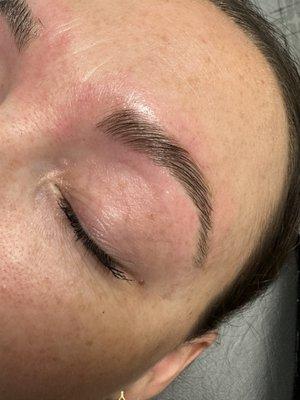 Eyebrow lamination