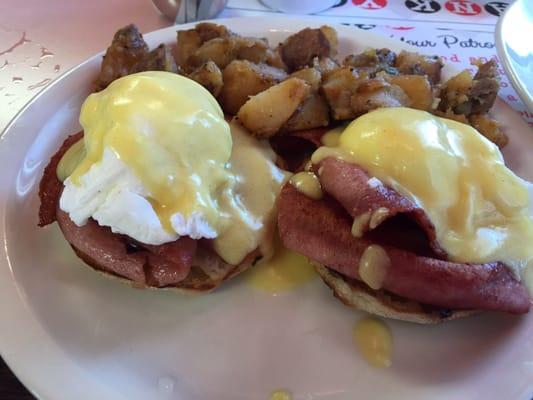 Taylor ham eggs benny...yum!!!