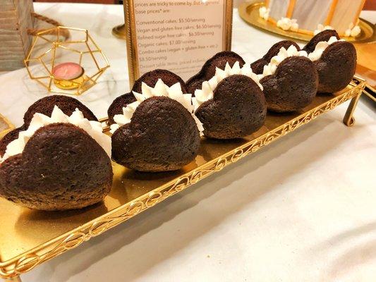 Heart shaped whoopie pies!