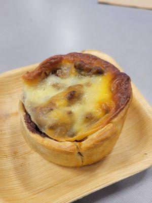 French onion beef pie