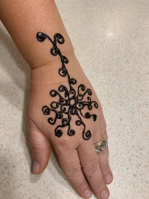 Hand tattoo