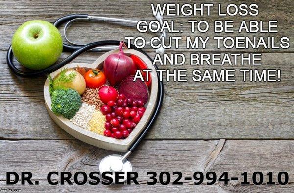 Dr. Crosser's weight loss program is affordable, effective, AND completely healthy and natural. No shakes, bars, prepackaged foods.