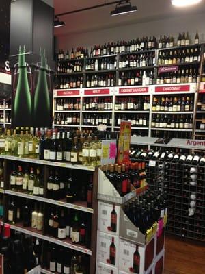 Huge wine selection!