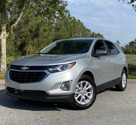 Brand New!!! 2020 Chevy Equinox - Sterling Silver Metallic. The perfect family SUV w/ lots of leg room and luggage space.