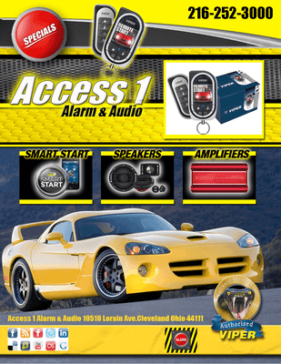 Access 1 Alarm & Audio in Located on Lorain Ave. by west 105th near the Westown plaza and offers a huge selection of car stereo