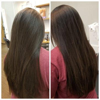 Soft layers & natural soft brown color refresh