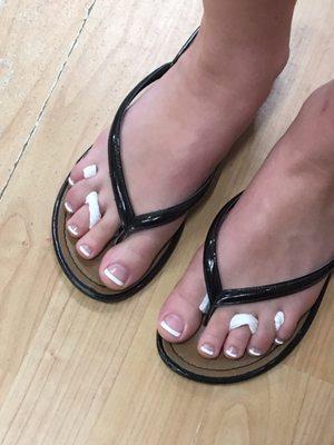 French pedicure!