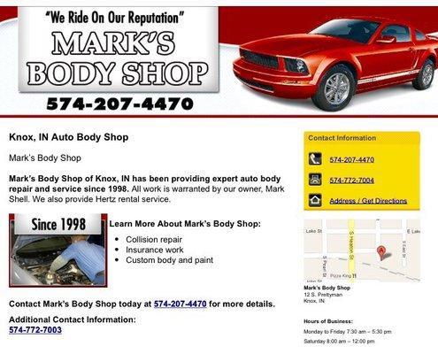 Mark's Body Shop