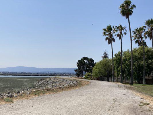 Rough Bay trail at end of park