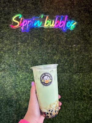 Honeydew Milk Tea