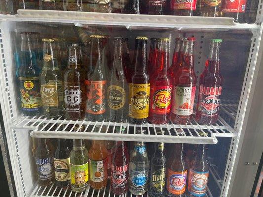 Various sodas for sale