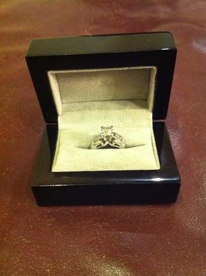 My wife's custom engagement ring looks brand new after 7 years thanks to Saratoga jewelry company.