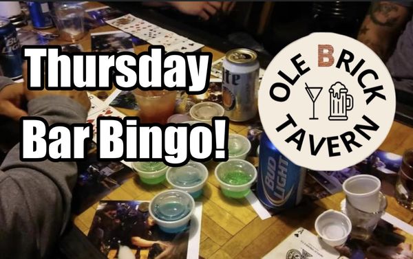 Bar bingo every Thursday!