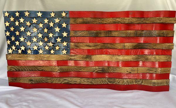 Oak Wavy Flag