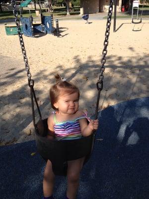 Swing time at the park