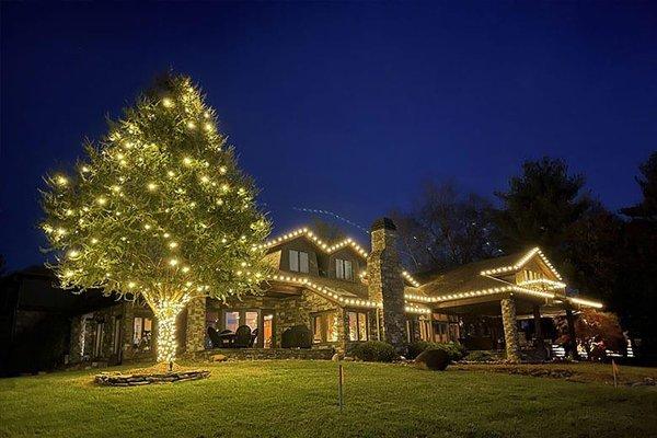 residential Christmas light installation Knoxville, TN