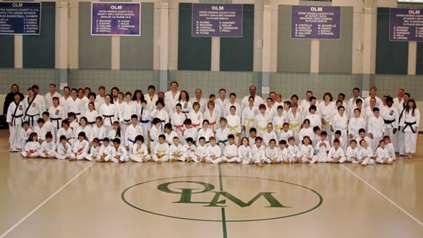 Students and teaching staff of Traditional Okiinawan Karate