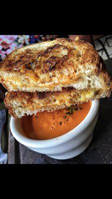 Best grilled cheese and soup