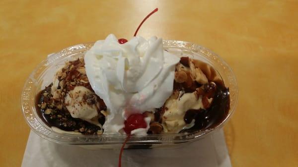 Double dip hot fudge sundae!