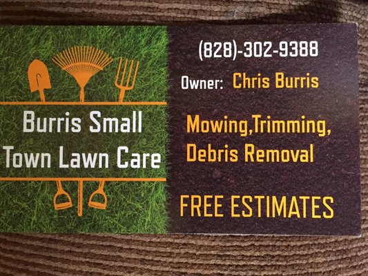 Burris Small Town Lawn Care