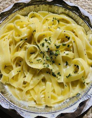 Perfect al dente Fettuccini Alfredo