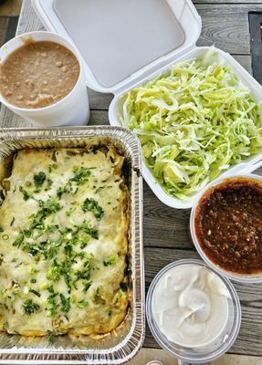 Green Enchilada Family Meal Deal