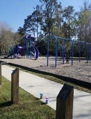 Children's playground and parking