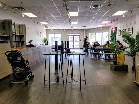 Seating Area at Gettysburg Smoothie Co.