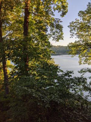 Lake Cumberland from balcony of Conley Bottom motel.