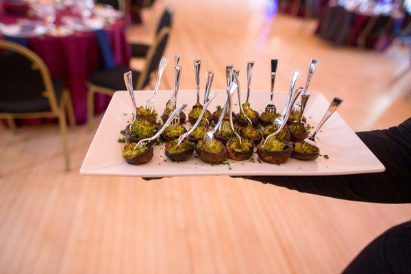 Stuffed mushrooms (the ones that were stolen from the head table!)