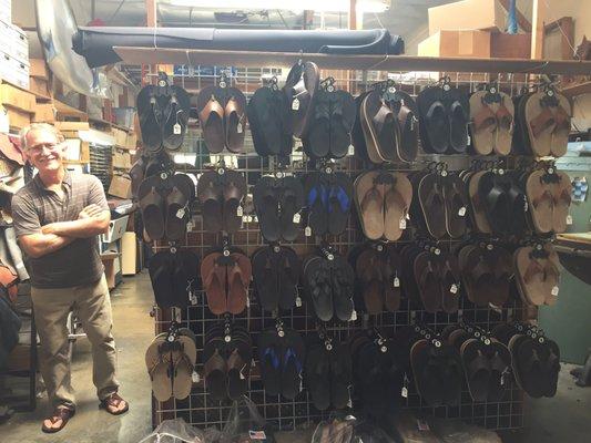 This isn't even all the selection of men's sandal! There's more!