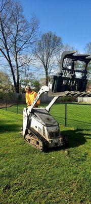 My skid steer for hire