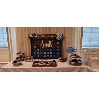 Dessert table setup