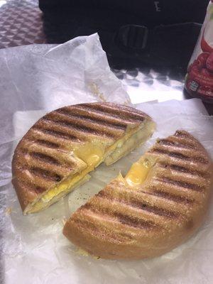 Breakfast sandwich- cheaper and better than other options on campus