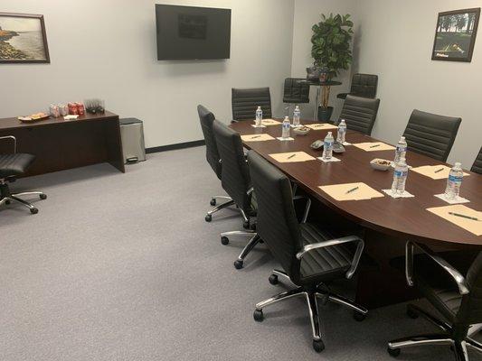 Rent our conference room by the day or by the hour